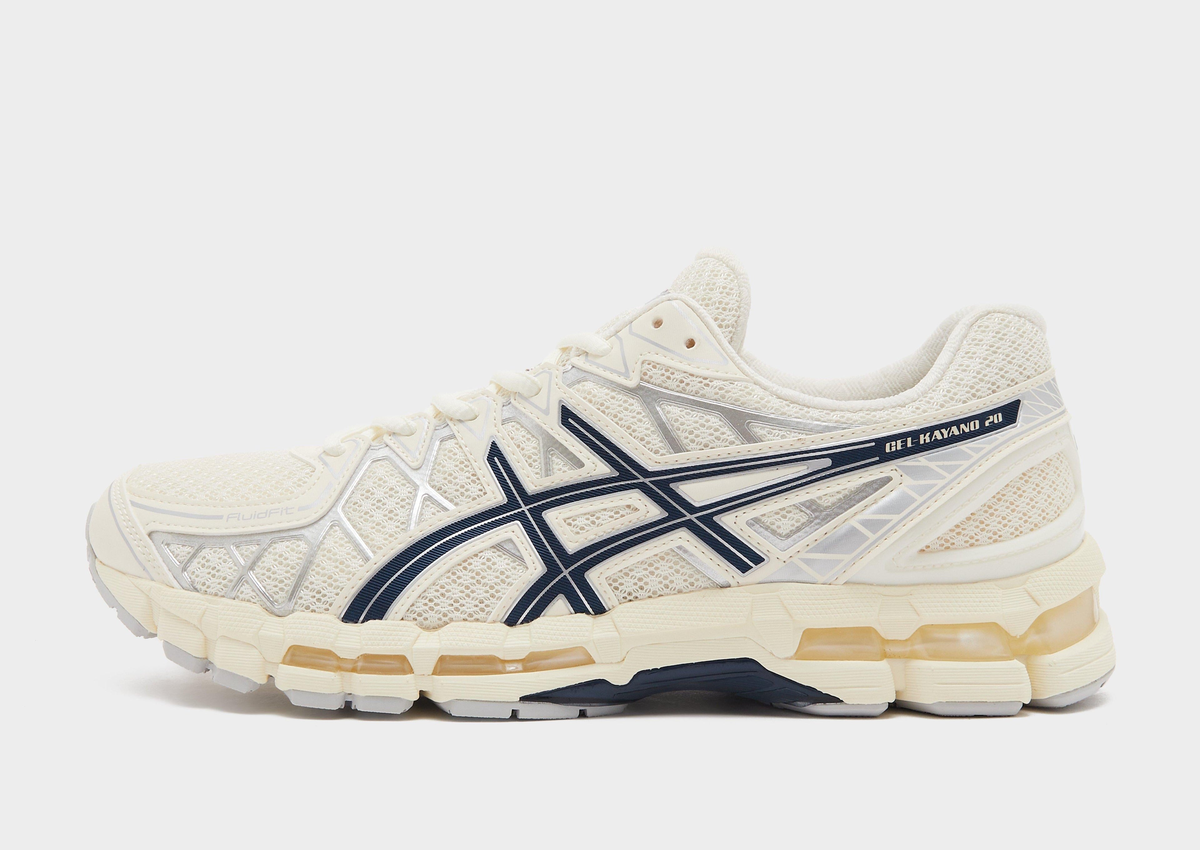 White ASICS GEL-KAYANO 20