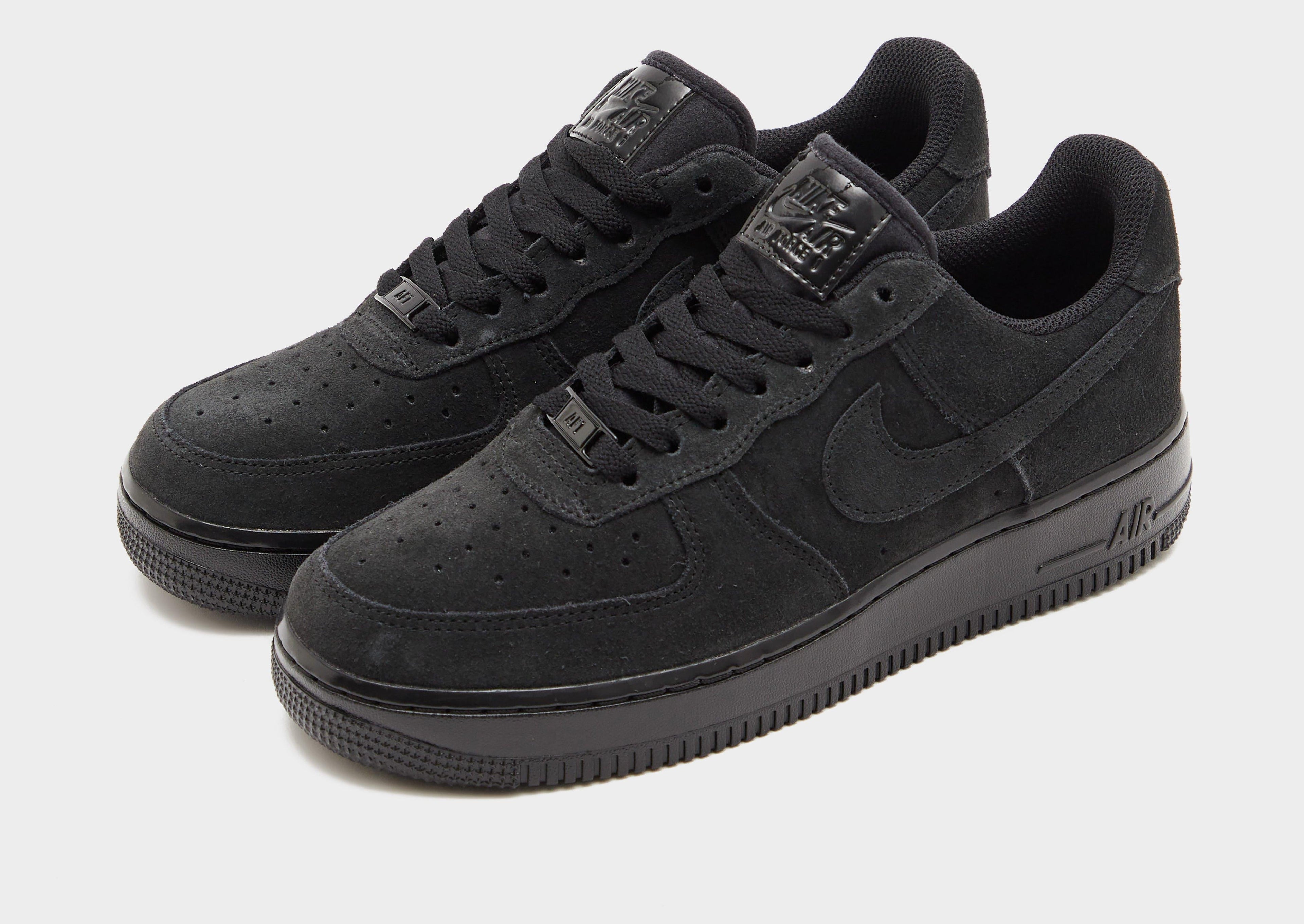Nike Black Nike Air Force 1 '07 Suede Women's