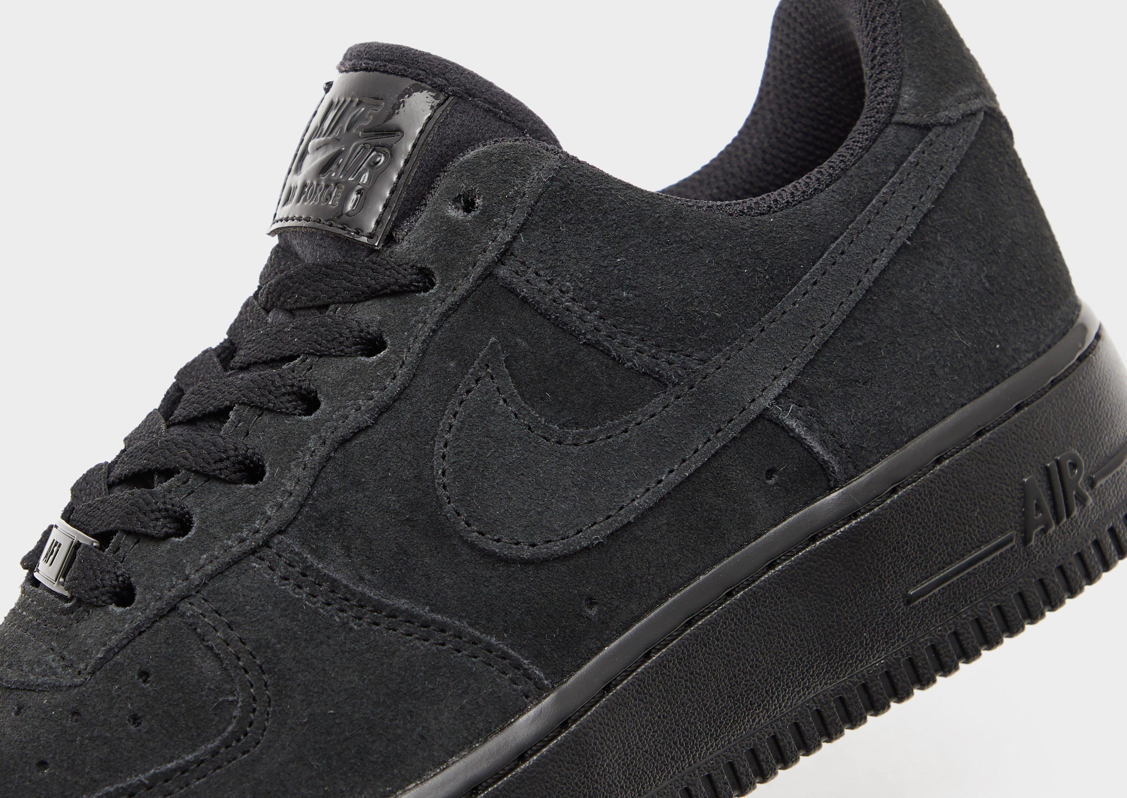 Nike Black Nike Air Force 1 '07 Suede Women's