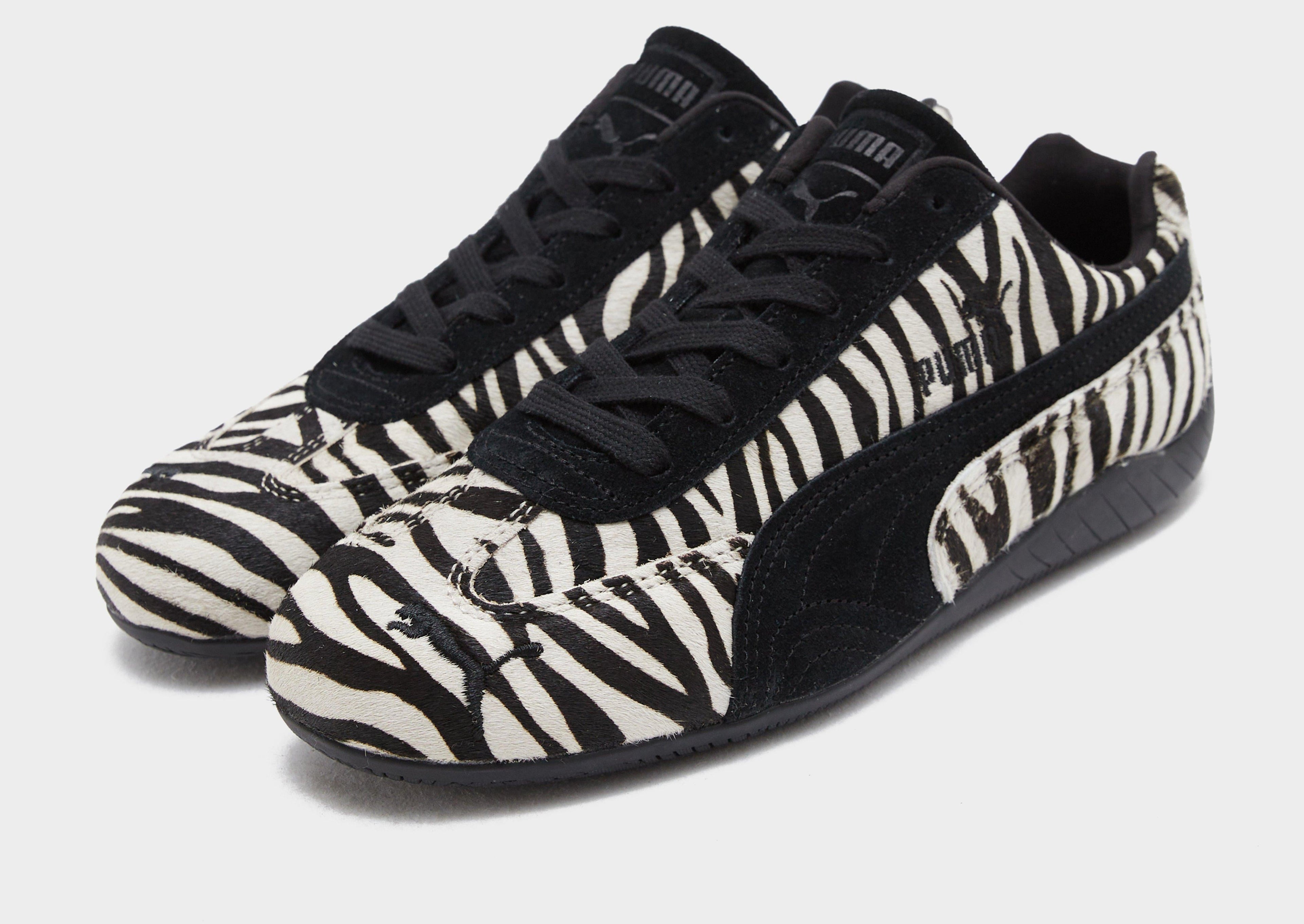 Puma White PUMA Speedcat Zebra Women's