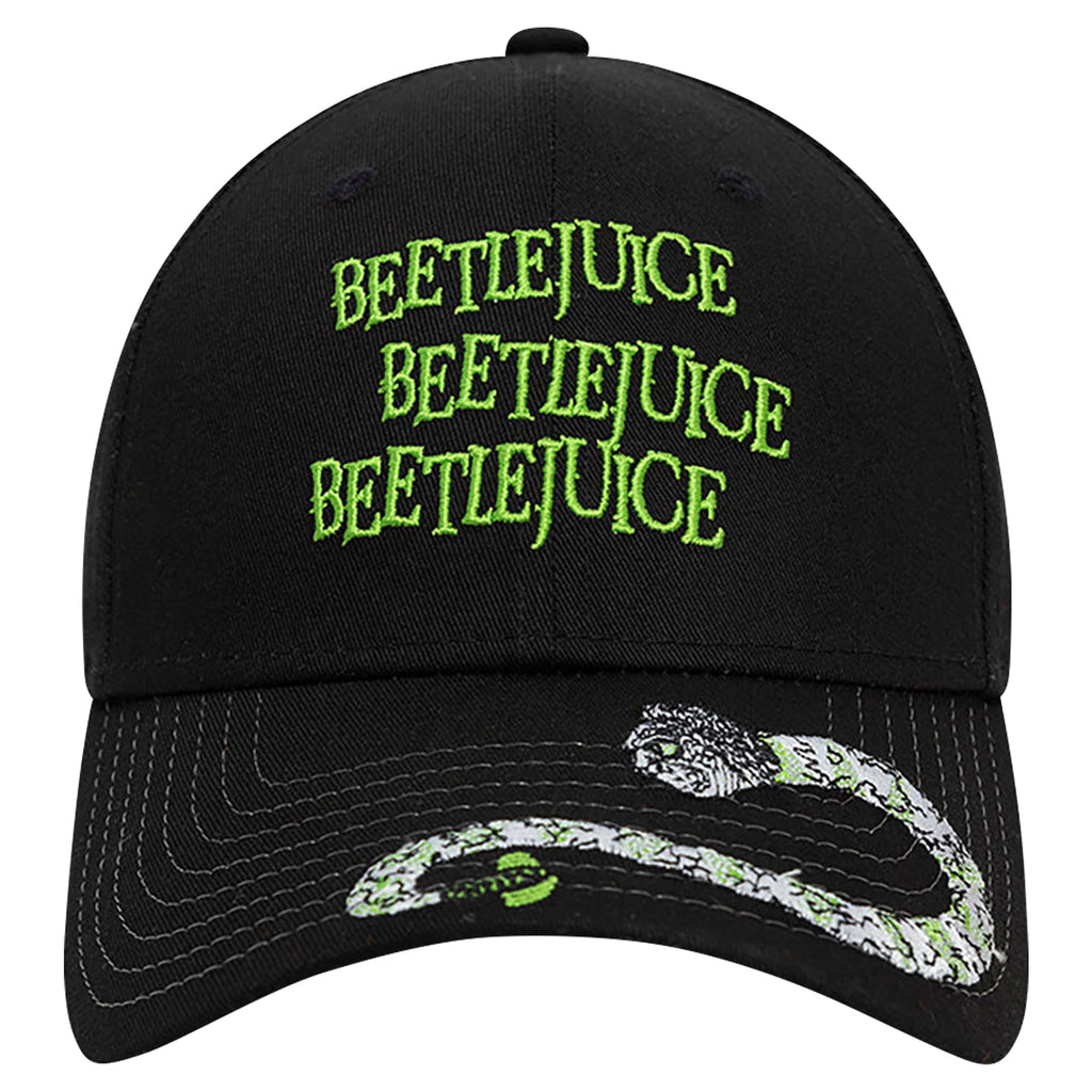 New Era Beetlejuice Visor Hit 9FORTY Adjustable Hat - Black