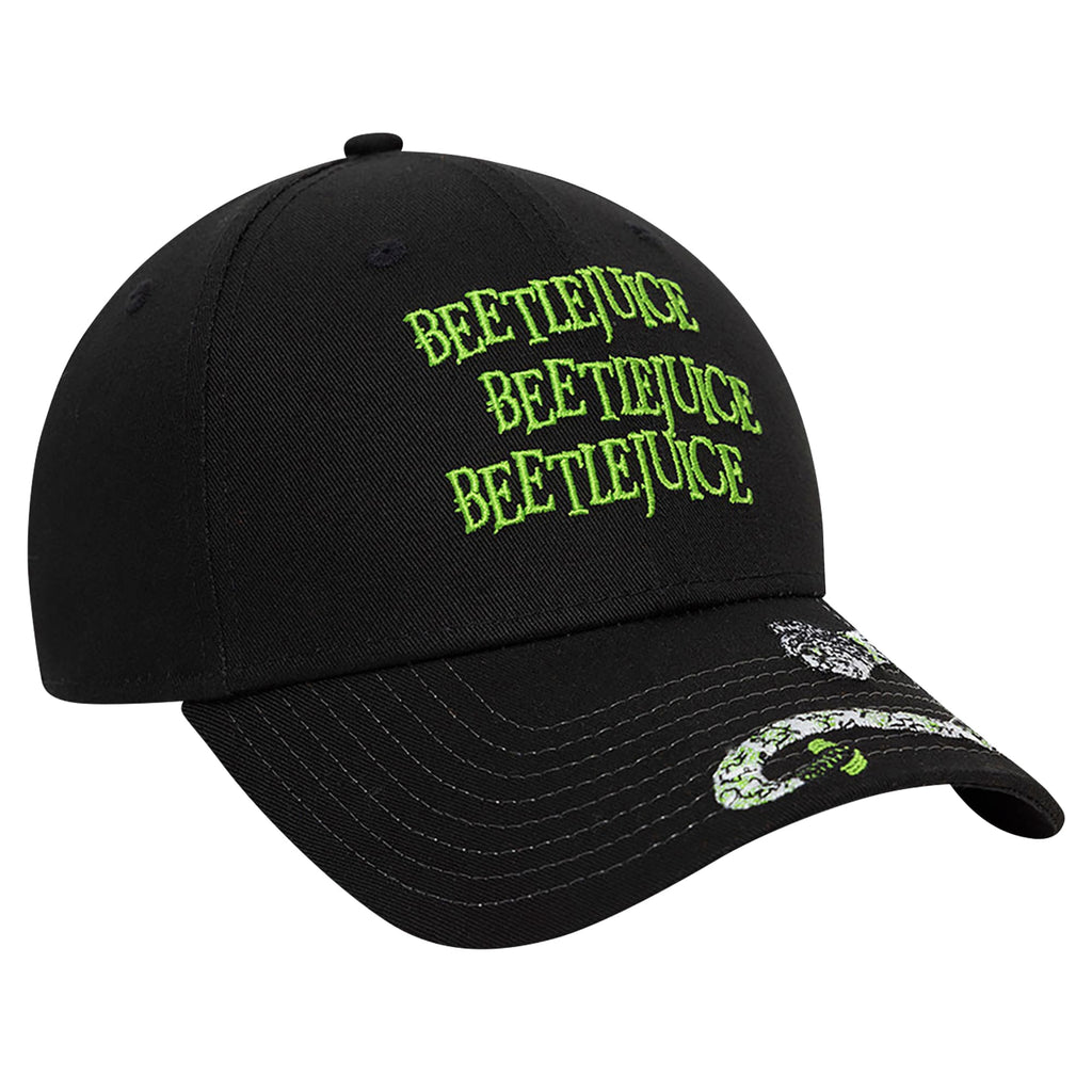 New Era Beetlejuice Visor Hit 9FORTY Adjustable Hat - Black